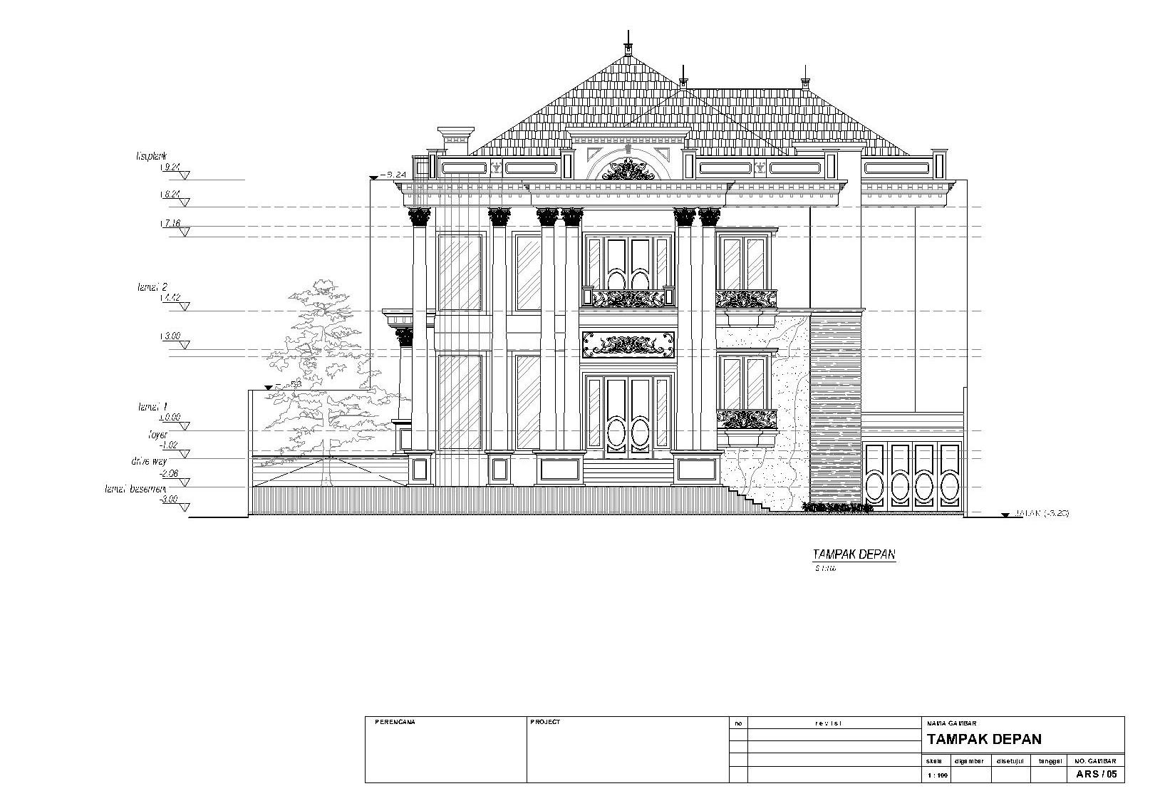 Denah Rumah  File Dwg fifaone file arsitek terlengkap 
