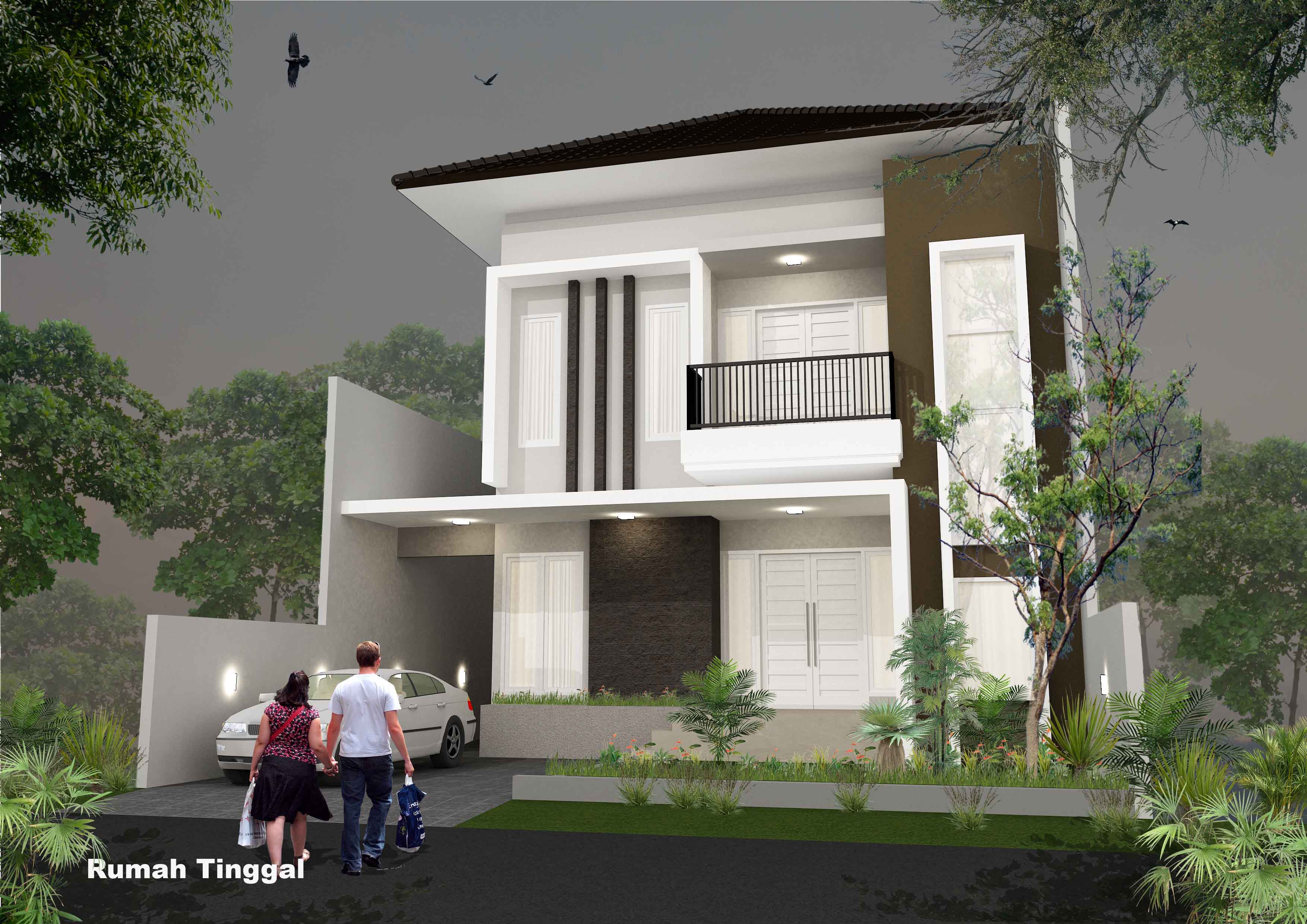 Gambar Rumah Minimalis 2 Lantai Jakarta Desain Rumah Minimalis